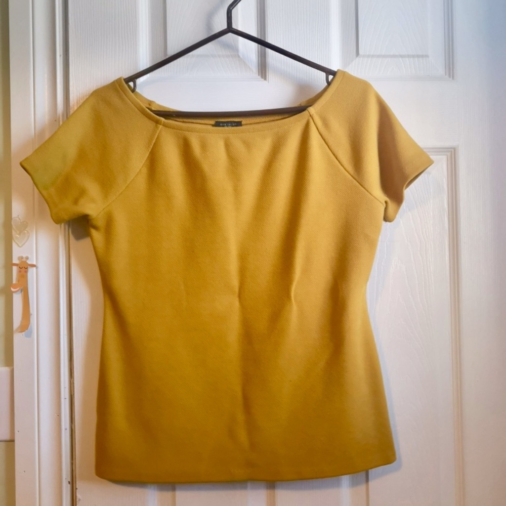 MUSTARD COLOUR OFFICE WEAR TOP